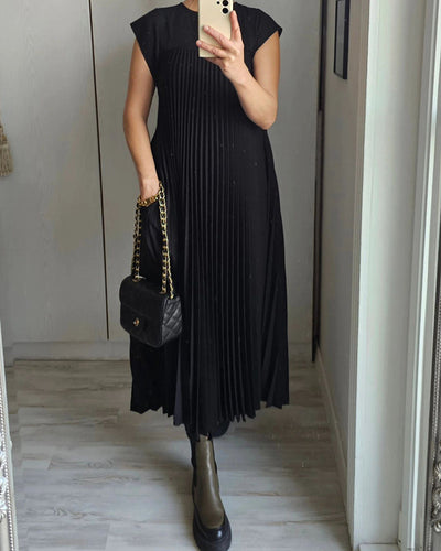 Edith™ | Faltenmaxikleid