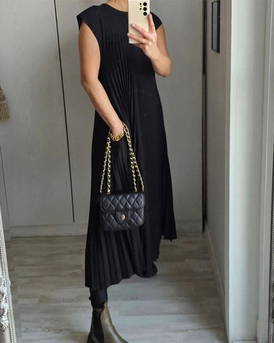 Edith™ | Faltenmaxikleid
