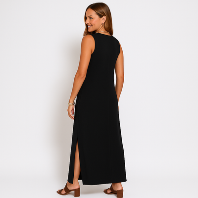 Ava_ElegantesMaxi-KleidmitpassendemCardiganalsGESCHENK-black