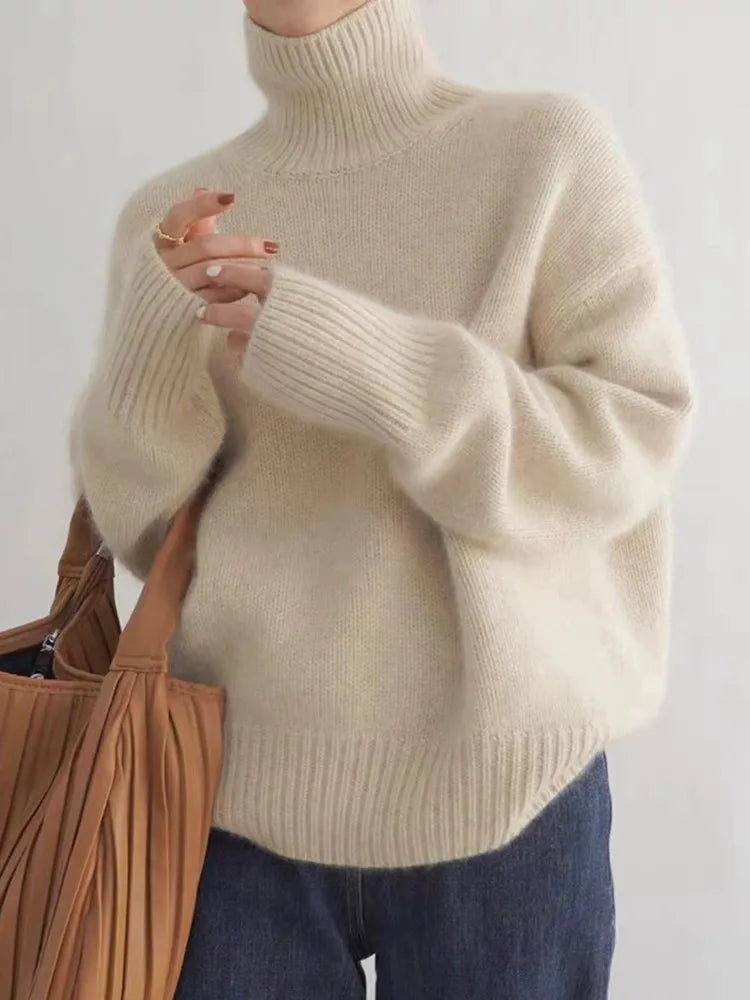 Mariam | Kaschmirpullover mit Stehkragen