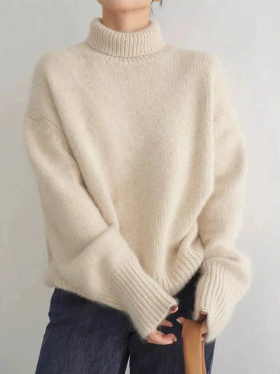 Mariam | Kaschmirpullover mit Stehkragen