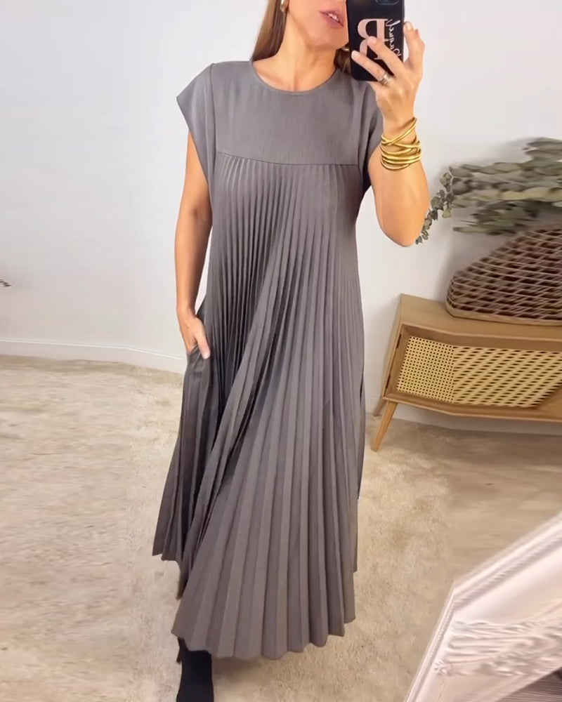 Edith™ | Faltenmaxikleid