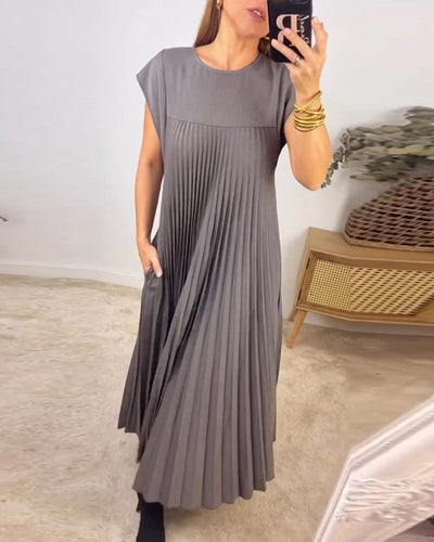 Edith™ | Faltenmaxikleid