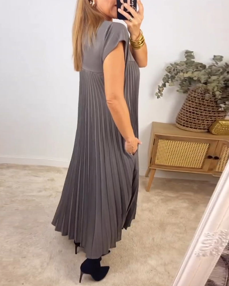 Edith™ | Faltenmaxikleid