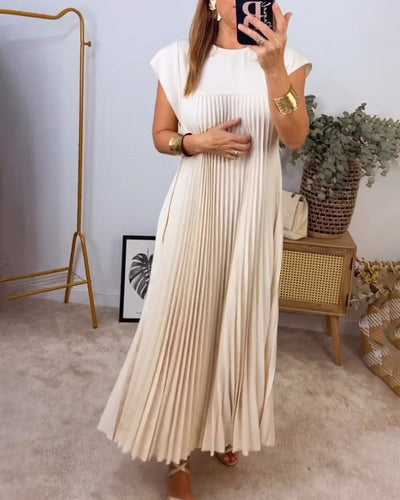 Edith™ | Faltenmaxikleid