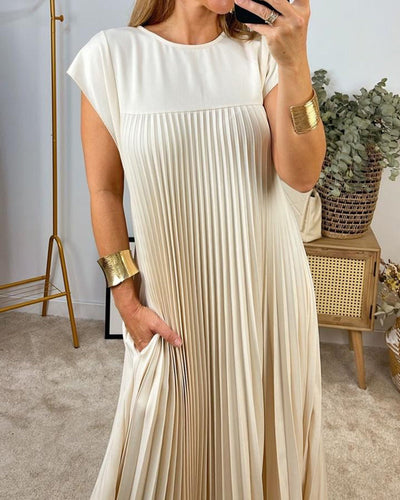 Edith™ | Faltenmaxikleid